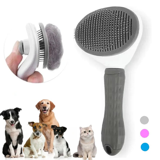 Escova Automática Removedora de Pelos Cachorro e Gato - Clean Pet